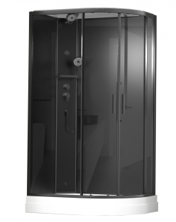 Душевая кабина Timo Premium Ilma Black ILMA-902 L B 120 x 80 см